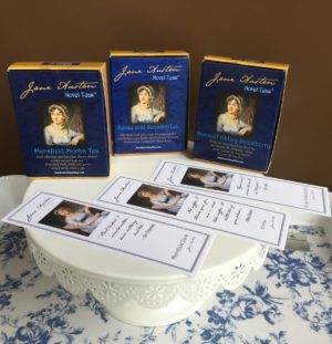 Three flavors of Jane Austen Teas